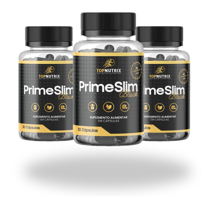 3 Frascos PrimeSlim Black